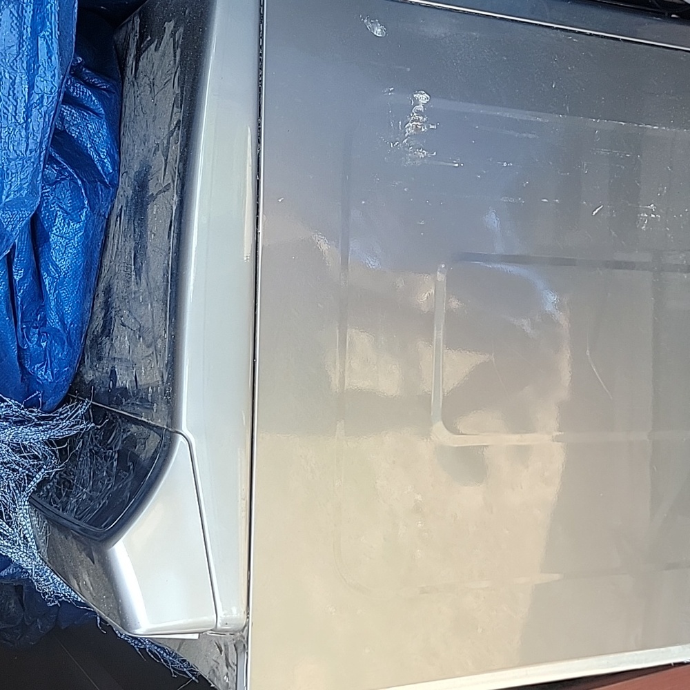 Silver cabrio natural gas washer